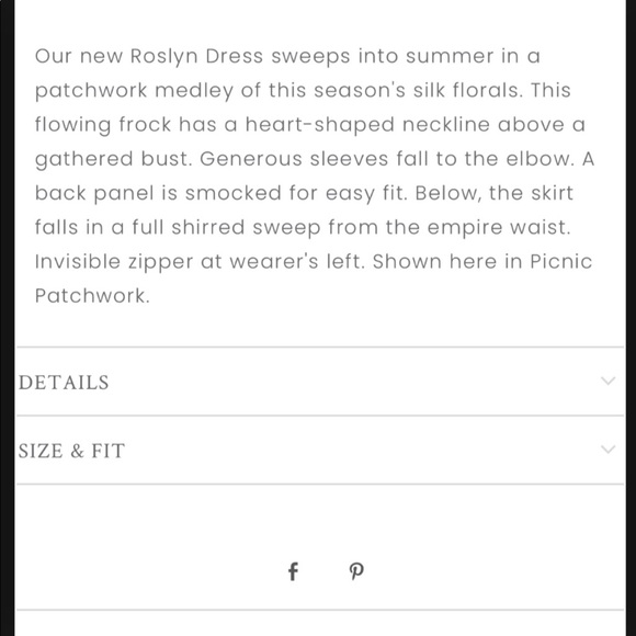 LoveShackFancy Roslyn Dress Size 00 ///SOLD - Picture 5 of 7